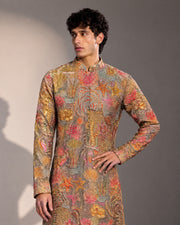 Multi Color Embroidered Kurta Pajama for Men