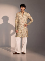 Gold Embroidered  Kurta Pajama for Men