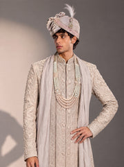 Lilac Embellished Sherwani For Men